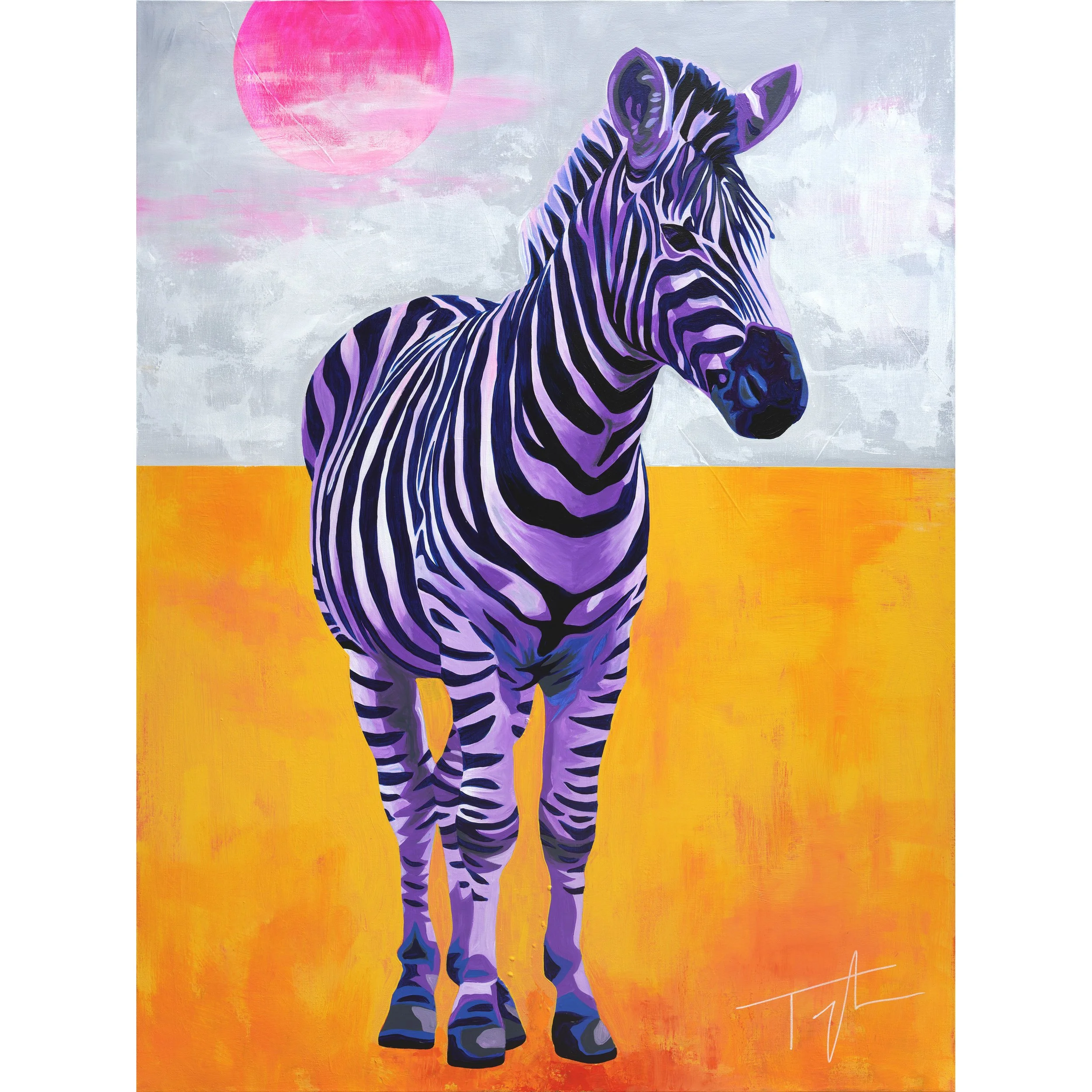 Zebra - Limited Edition Print — TKO PAINTINGS